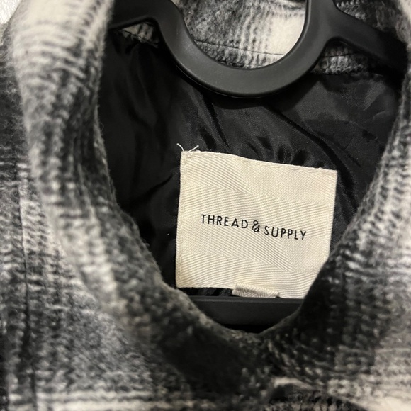 Thread & Supply Plaid Shacket – Size S - Picture 3 of 3